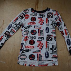 Boys L Art Class Car Theme Long Sleeve